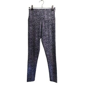 Onzie Leggings Women's Size XS Snake Print Gray Stretch